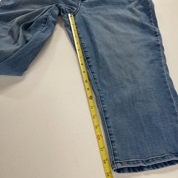 Lee Rider Mid Rise Denim Jean Capri Pants Size 8 - Picture 9 of 11